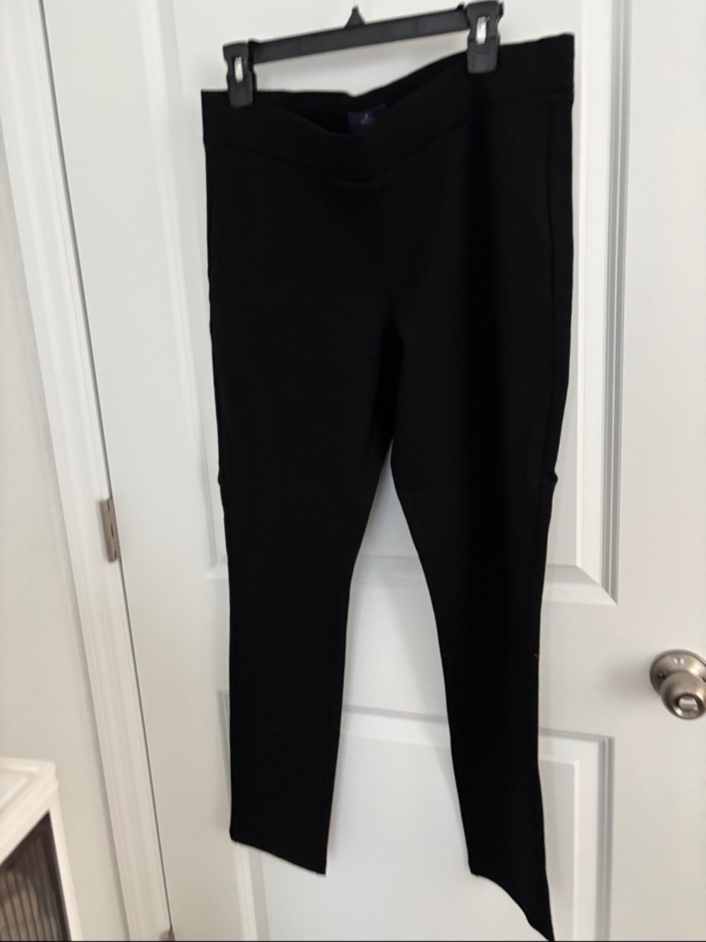 Women's Black Pull-On Ponte Leggings